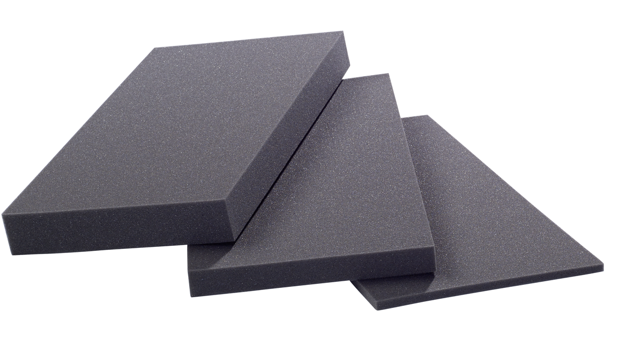 Schaumstoff Platten Set 10 Stück a 50x50x2cm Polyurethan gem.Öko