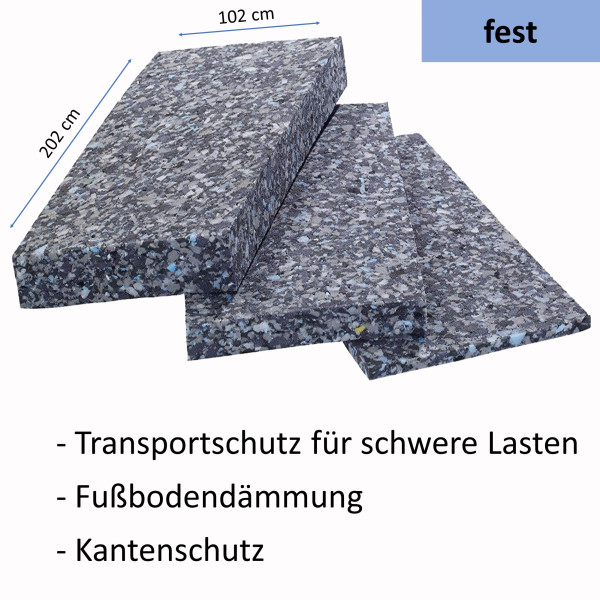 Verbundschaum Platte RG 100 / 202x102cm Stärke 1-10cm / fest